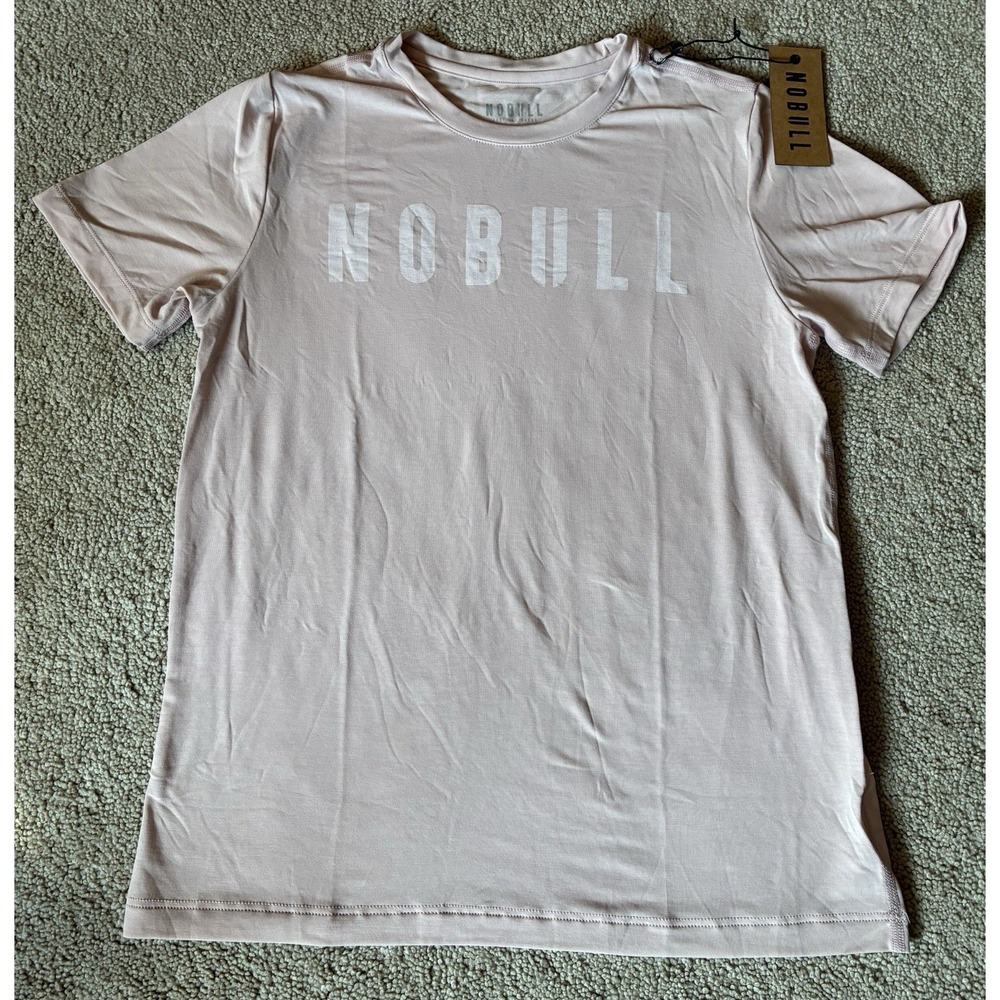 NOBULL Pink youth m athletic t-shirt